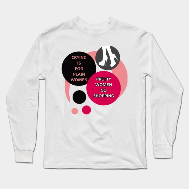 SHOPPING Long Sleeve T-Shirt by YellowMadCat